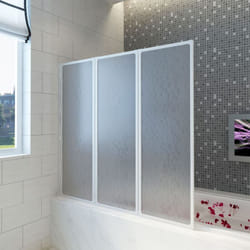 Doccia da bagno a parete 117 x 120 cm 3 Pannelli pieghevoli Vidaxl 6561