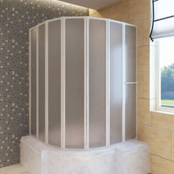 7 Pannelli pieghevoli con porta-asciugamano 140 x 168 cm doccia bagno Vidaxl 8937