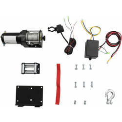 Vidaxl - Verricello Elettrico 12 v 1360 kg con Piastra e Rullo Passacavo 13077