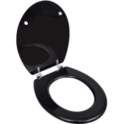 Coperchio per wc tavoletta dal design robusto disponibile in vari motivi colore: Nero
