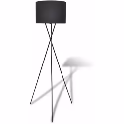 Colore: Nero Diametro paralume: 330 ~ 380 mm Dimensioni complessive: 380 x 380 x 1390 mm (L x P x A) Filo nero di 1,2 m Inter ...