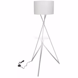 Colore: Bianco Diametro paralume: 330 ~ 380 mm Dimensioni complessive: 380 x 380 x 1390 mm (L x P x A) Filo nero di 1,2 m Int ...