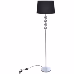 L'elegante lampada da terra in stile moderno attira l'attenzione in ogni stanza. Ha una decorazione a quattro palle in fila s ...