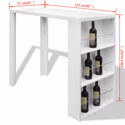 VidaXL 240820 tavolo da cucina e sala da pranzo - Vista aggiuntiva 6