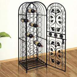 Portabottiglie per 45 Bottiglie di Vino in Metallo cod mxl 118673
