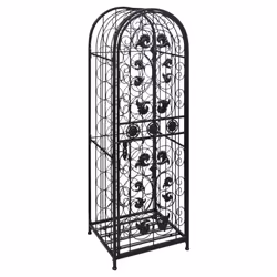 Portabottiglie per 45 Bottiglie di Vino in Metallo cod mxl 118673