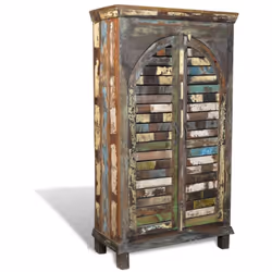 Questa libreria di recupero in stile antico, completa di tre ripiani e due ante, offre ampio spazio per riporre gli oggetti e ...