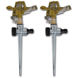 Spruzzatore Irrigatore da giardino Set 2 pz irrigazione con picchetto in zinco