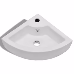 vidaXL Lavandino con Troppopieno 45x32x12,5 cm Bianco - Vista aggiuntiva 3