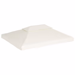 Telo di Ricambio per Gazebo 310g/m² Bianco Crema 3x4mcod mxl 121072 - Vista aggiuntiva 2