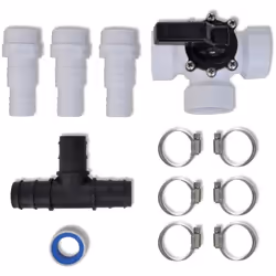 Questo kit di bypass per il sistema di riscaldamento solare per piscina consente di collegare più riscaldatori piscina per pi ...