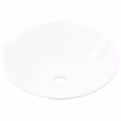 vidaXL Lavello da Bagno in Ceramica Porcellana Bacino Bianco - Vista aggiuntiva 2