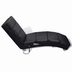 VidaXL 240968 sedia massaggiante elettrica Nero