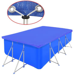 Copertura per Piscina Rettangolare 90g/mq 400 x 207 cm Vidaxl 1802