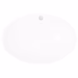 vidaXL Lavabo Ceramica Lusso Ovale Foro di Scarico e Foro Rubinetto - Vista aggiuntiva 3