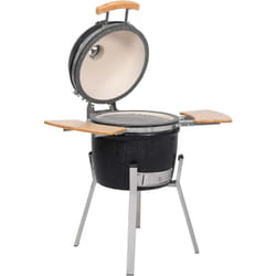 VidaXL 41139 barbecue per l'aperto e bistecchiera Barbecue/grill Kamado Barile Carbone + legna da ardere Nero