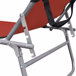 VidaXL 41198 sedia da esterno Salone Seduta imbottita Poliestere Rosso - Vista aggiuntiva 5
