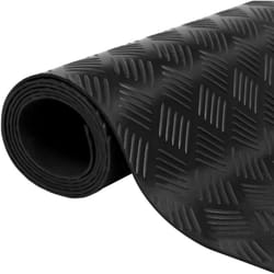 Vidaxl - Tappetino Antiscivolo in Gomma 2 x 1 m a Lamiere a Scacchiera 89662