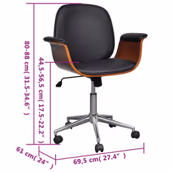 VidaXL 241057 sedia da ufficio e computer - Vista aggiuntiva 7