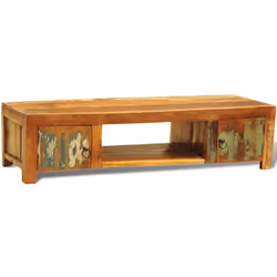 Questo mobile TV in legno di recupero in stile antico è elegante e pratico con ampi cassetti e ripiani. È sicuramente un'otti ...