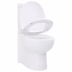 Vaso WC in Ceramica da Bagno ad Angolo Biancocod mxl 82866 - Vista aggiuntiva 3