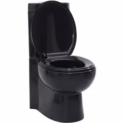 Questa toilette moderna ha un design senza tempo, portando un tocco di stile ovunque vada. Si adatta perfettamente all'angolo ...