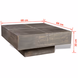 VidaXL 241133 tavolino da caffè, comodino e consolle da soggiorno - Vista aggiuntiva 5