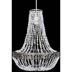 Vidaxl - Lampadario Sospeso in Cristallo Design Classico Elegante E27 varie dimensioni dimensioni : 36.5 x 46 cm