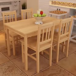 VidaXL 241220 set di mobili per cucina e sala da pranzo Rettangolare - Vista aggiuntiva 6