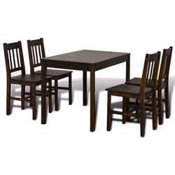 VidaXL 241221 set di mobili per cucina e sala da pranzo Rettangolare - Vista aggiuntiva 5