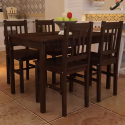 VidaXL 241221 set di mobili per cucina e sala da pranzo Rettangolare - Vista aggiuntiva 6