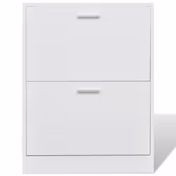 Scarpiera in Legno con 2 Scomparti Biancacod mxl 103192 - Vista aggiuntiva 3