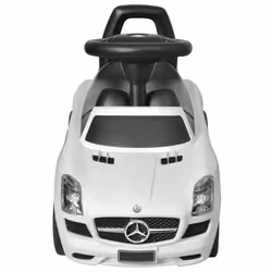 Automobile a Spinta Mercedes Benz Bianca Cavalcabile Bambinicod mxl 80676 - Vista aggiuntiva 3