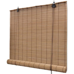 Vidaxl - Tapparella Oscurante Avvolgibile in Bambù Marrone varie dimensioni dimensioni : 120 x 220 cm
