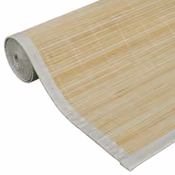 VidaXL 241335 tappeto Interno Rettangolo Bamboo, PVC, Poliestere, Polipropilene (PP) Bamboo - Vista aggiuntiva 5
