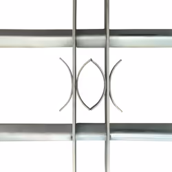 Grate per Finestre Regolabili 2 Barre Trasversali 500-650 mmcod mxl 81633 - Vista aggiuntiva 3