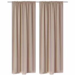 Queste eleganti tende sono fantastiche per il salotto, la camera da letto, l'ufficio, etc. Offrono privacy e bloccano totalme ...