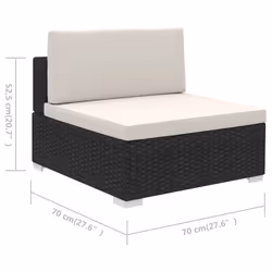 VidaXL 41257 set mobili da esterno - Vista aggiuntiva 7