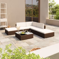 Questo set di divani in rattan è una combinazione perfetta di stile e funzionalità. Sarà il punto forte del vostro giardino o ...