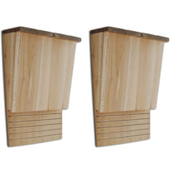 Vidaxl - Casetta Nido per Pipistrelli Set 2 pz in Legno massello 22 x 12 x 34 cm