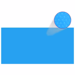 Questo copripiscina solare che si mette direttamente sulla superficie dell'acqua entro i bordi della piscina, può alzare la t ...