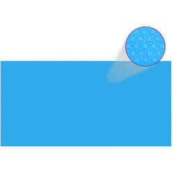 Vidaxl - Telo Solare Copripiscina Copertura Rettangolare pe 732 x 366 cm Blu 12291