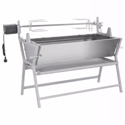 Questa combinazione tra una griglia e girarrosto sarà perfetta per arrostire la carne in modo tradizionale. E' ideale per cuc ...