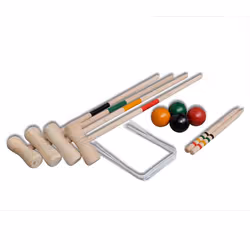 Set Gioco Croquet di legno per 4 giocatori cod mxl 120878 - Vista aggiuntiva 3