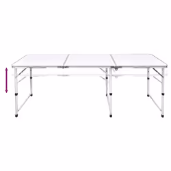 VidaXL 41329 tavolo da camping Blu, Argento, Bianco - Vista aggiuntiva 6