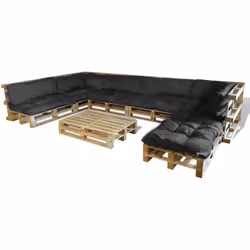 Questo Set Divano Rustico per Esterni è una fantastica combinazione di durabilità e stile, perfetto per rilassarsi all'aperto ...