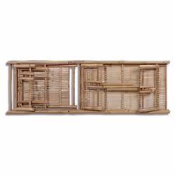 VidaXL 41499 sedia da esterno Salone Seduta imbottita Bamboo - Vista aggiuntiva 5
