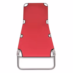 VidaXL 41479 sedia da esterno Salone Seduta imbottita Poliestere Rosso - Vista aggiuntiva 2