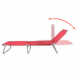 VidaXL 41479 sedia da esterno Salone Seduta imbottita Poliestere Rosso - Vista aggiuntiva 3