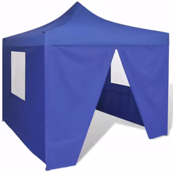 Colore tela : Blu Materiale del telaio: Acciaio verniciato a polvere Materiale del tetto: 220 g poliestere / m2 con rivestime ...